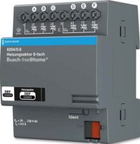 Bild vom Produkt: Busch-Jaeger Heizungsaktor 6-fach REG 6254/0.6