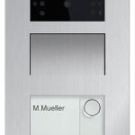 Busch-Jaeger Türstation Unterputz alu 1RT LAN H81366P1-A-03 mit Kamera mit Infoschild