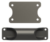 Busch-Jaeger Montageelement-Tür schwarz Kunststoff 51381J-03 30x120x80mm