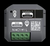 Busch-Jaeger Schaltaktor free@home Unterputz TE 62811 U-WL C-Last 1Ausg 13A 3000W 230V