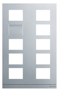 Busch-Jaeger Frontplatte 8-fach Unterputz alu Aluminium 413810CF-A-03 271x421x20,5mm