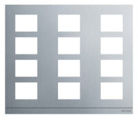Busch-Jaeger Frontplatte 12-fach Unterputz alu Aluminium 413912CF-A-03 409x349x20,5mm