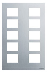 Busch-Jaeger Frontplatte 10-fach Unterputz alu Aluminium 413910CF-A-03 271x421x20,5mm