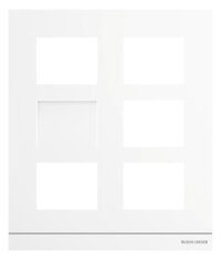 Busch-Jaeger Frontplatte 4-fach Unterputz weiß ST 41386CF-W-03 235x277x20,5mm
