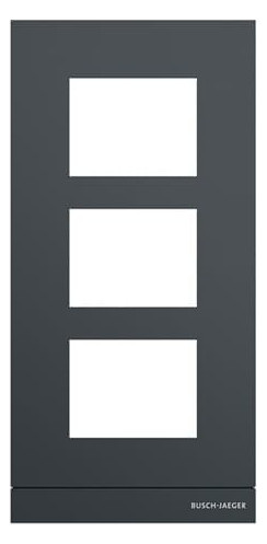Busch-Jaeger Busch-Jaeger Frontplatte 3-fach Unterputz anthrazit ST 41393CF-B-03 135x277x20,5mm