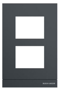 Busch-Jaeger Frontplatte 2-fach Unterputz anthrazit ST 41392CF-B-03 135x205x20,5mm