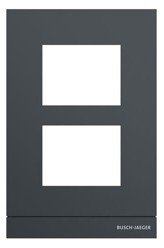 Busch-Jaeger Busch-Jaeger Frontplatte 2-fach Unterputz anthrazit ST 41392CF-B-03 135x205x20,5mm