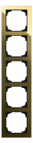 Busch-Jaeger Busch-Jaeger Rahmen 5-fach go Glas Busch-art linear 1725-4013