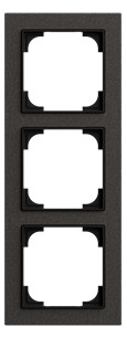 Busch-Jaeger Busch-Jaeger Rahmen 3-fach schwarz Kunststoff Busch-art linear 1723-4045