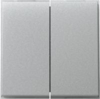 GIRA 329565 Wippe 2fach TX_44 WG UP Farbe Alu