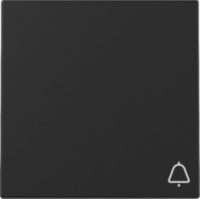 GIRA 3286005 Wippe Symbol Klingel System 55 Schwarz matt (lackiert)