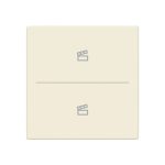 Busch-Jaeger Tastwippe KNX free@home Kunststoff LFST/A.2.63.11-82 elf-weiß Thermopl 2-fach