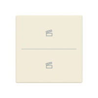 Busch-Jaeger Tastwippe KNX free@home Kunststoff LFST/A.2.63.11-82 elf-weiß Thermopl 2-fach