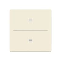 Busch-Jaeger Tastwippe KNX free@home Kunststoff LFJT/A.2.63.11-82 elf-weiß Thermopl 2-fach