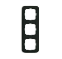 Busch-Jaeger Rahmen 3-fach schwarz glänzend Kunststoff Reflex SI 2513-215