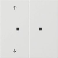 Gira KNX RF Bedienaufsatz 2-f. Reinweiß 5108112