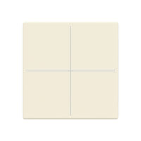 Busch-Jaeger Tastwippe KNX free@home Kunststoff LFW/A.4.63.11-82 elf-weiß Thermopl 4-fach