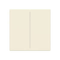 Busch-Jaeger Tastwippe KNX free@home Kunststoff LFW/A.2.63.11-82 elf-weiß Thermopl 2-fach