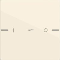 Gira Wippenset 1-fach indiv. Tastsensor Cremeweiß 576101