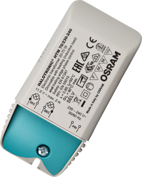 Osram HTM 70W 230-240 20-70W 108x52x33 UNV1 HALOTRONIC MAUSTrafo Phasenab/an.