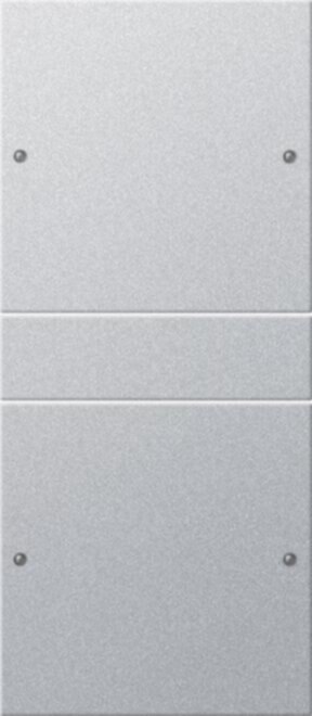 Gira Gira Wippenset 2-fach Aluminium 218226