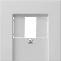 Gira Abdeckung TAE/USB grau 0276015