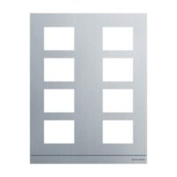 Busch-Jaeger Frontplatte 8-fach anthrazit Aluminium 41398CF-B-03 271x349x20,5mm