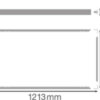 Ledvance PL 1200X600 SURFACE MOUNT KIT VAL Rahmen f.Panel-Leuchten – Bild 3