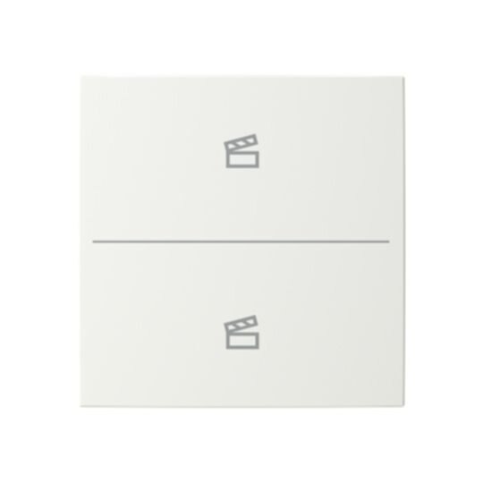 Busch-Jaeger Busch-Jaeger Tastwippe KNX free@home alpinweiß LFST/A.2.55.11-914 Kunststoff Thermopl 2-fach