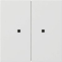 Gira Bedienaufsatz 2fach reinweiß 5362112