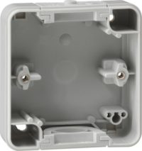 GIRA 006135 Gehäuse-UT 1fach o.Ltg.einf.WG AP Grau