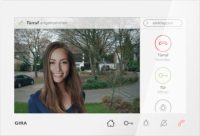 Gira Wohnungsstation Video AP 7, reinweiß glänzend, 120903