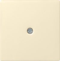 Gira Zentraleinsatz cremeweiß-glänzend f.Schnurableitung 027401