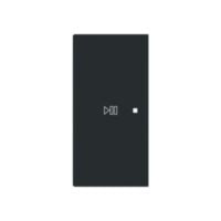 Busch-Jaeger Tastwippe Funkb LON schwarz matt Busch-art linear 6237-21-45M Bussystem K