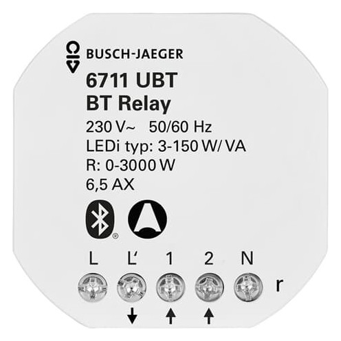 Busch-Jaeger Busch-Jaeger Funkempfänger 1k Unterputz 230V AC 6711 UBT für Pulsdr