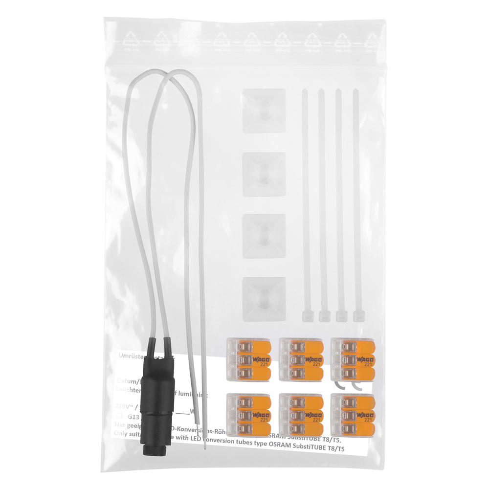 Ledvance LED TUBE CONVERSION KIT DOUBLE LAMP 2 Umrüstkit f.zweiflammige Leuchten