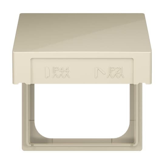 Busch-Jaeger Busch-Jaeger Rahmen 1-fach weiß glänzend Klappdeckel Kunststoff 2518-WD-82