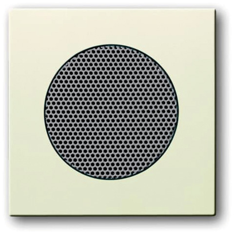 Busch-Jaeger Busch-Jaeger Zentralplatte LS 1-fach cremeweiß glänzend AudioWorld 8253-82 Klemmbef