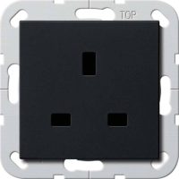 Gira Steckdose schwarz BS13A 2776005