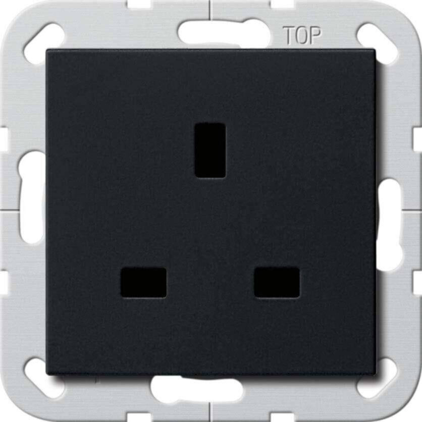 Gira Gira Steckdose schwarz BS13A 2776005