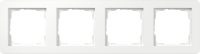 GIRA 0214150 Abdeckrahmen 4fach Gira E1 Reinweiß