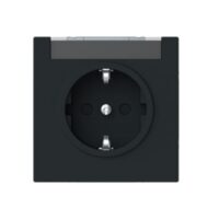Busch-Jaeger Steckdose 1-fach schwarz matt Unterputz mit BS 20 EUCNB-45M IP20