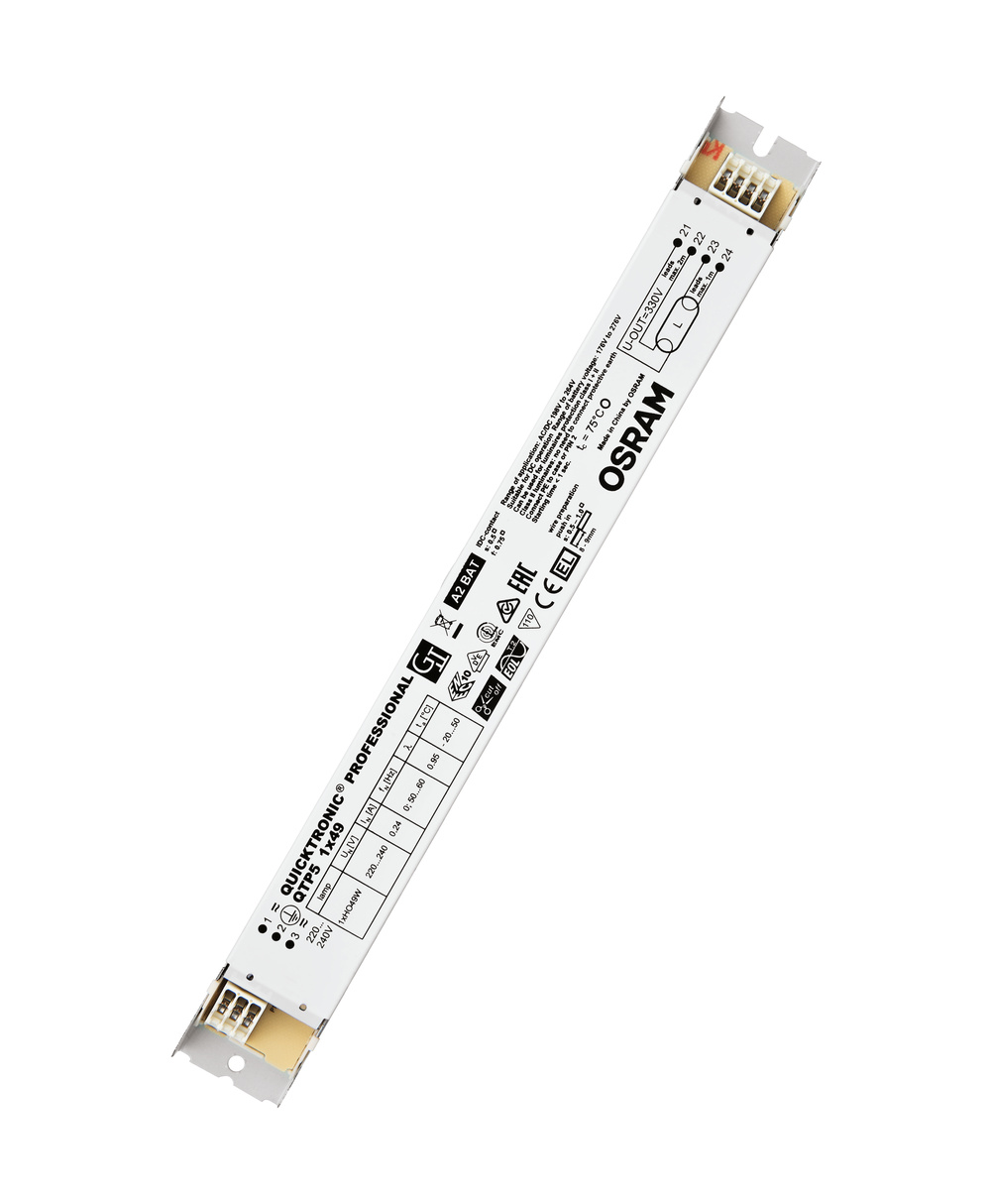 Osram QTP5 1x49W 220-240V UNV1 280x30x21 QUICKTRONIC PROFESSIONAL Vorschaltgerät
