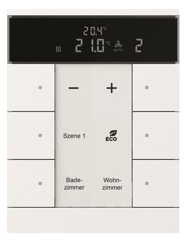 Busch-Jaeger Busch-Jaeger Raumtemperaturregler 6-f. mit Bedienfunkt. SBR/U6.0.11-84