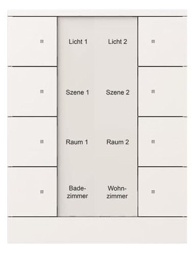 Busch-Jaeger Busch-Jaeger Bedienelement 8-fach studioweiß SB/U8.0.11-84