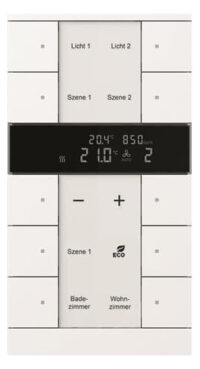 Busch-Jaeger Raumtemperaturregler 10-fach CO2/Feuchte-Sens SBC/U10.0.11-84