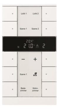 Busch-Jaeger Raumtemperaturregler 10-f. mit Bedienfunkt. SBR/U10.0.11-84