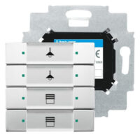 Busch-Jaeger Tastsensor 4-fach mit Busankoppler 6127/01-866