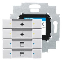 Busch-Jaeger Tastsensor 4-fach mit Busankoppler 6127/01-83