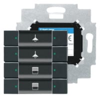 Busch-Jaeger Tastsensor 4-fach mit Busankoppler 6127/01-81